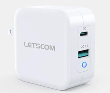 USB C Charger, GaN Tech 65W Type C Fast Wall Charger and USB A Power Adapter picture