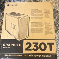 Corsair Graphite Series 230T ATX Mid-Tower Case Windowed Side Panel Rebel Orange picture
