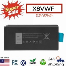 97Wh X8VWF Laptop Battery For Dell Latitude 14 Rugged 5404 5414 E5404 7404 7414 picture