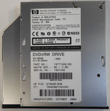 TEAC DV-W24E-259 4X Slim IDE DVD±R/RW Drive 19771282-59 HP 374540-9C0 375981-001 picture
