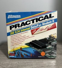 Practical Peripherals PM288HC II V.34 Internal Data/Fax Modem NOS Sealed 1994 picture
