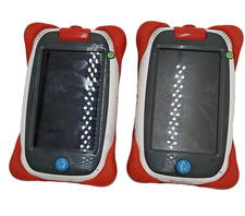 Lot of 2 Nabi Jr 5-inch Kids Wi-Fi Learning Tablet w/ Red Bumpers NV5A UNTESTED picture