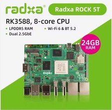Radxa ROCK 5T RK3588 8-core CPU, 8K HDMI, 24GB LPDDR5 RAM, and WiFi 6 + Heatsink picture