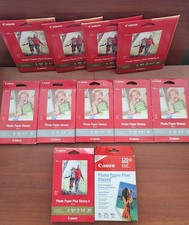 Canon PIXMA Photo Paper 4x6 & 5x7 Inkjet Mix Lot 550 Sheets PP-301 GP-701 picture