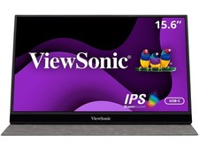ViewSonic VG1655 15.6 Inch 1080p Portable Monitor with 2 Way Powered 60W USB C, picture