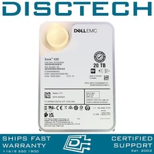 Dell R3G03 20TB SAS 12Gbps 7.2K 3.5in HDD Seagate Exos X20 ST20000NM004D picture