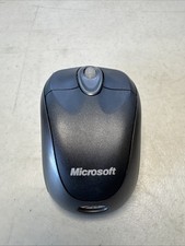 Microsoft Wireless Notebook Optical Mouse 3000 Model 1056 Gray w/ USB Receiver picture
