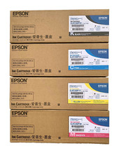 4 x Genuine Ink Epson ColorWorks C7500 TM-C7500 / SJIC26P K C M Y Cartridges picture