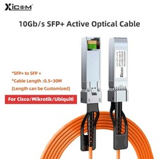 AOC Fiber Cable 10G SFP+ 3m 5m 10m 20m Active Optical SFP Cable OM2 10GBASE UK picture