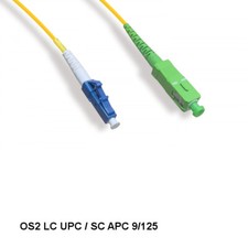 10x 1 m LC UPC/ SC APC OS2 9 /125 Simplex Single-Mode Fiber Optic Cable picture