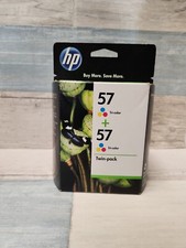 Genuine HP 57 Twin Pack Ink Cartridges Tri-Color Exp. DEC 2012 - Sealed picture
