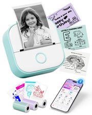 Memoking Mini Sticker Printer - T02 Mini Thermal Printer AI Sticker Maker picture