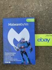 NEW 2026 Malwarebytes Anti-Malware Premium 3 PCs / 1 Year Cybersecurity Key Code picture