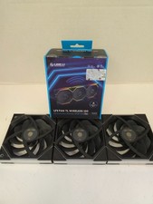UNTESTED - Lian Li Uni Fan TL Wireless 120 - Black - 3 Pack FANS ONLY - (READ) picture