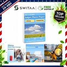 Reastar Glossy Photo Paper 8.5x11 36 Sheets Inkjet Printer Paper 180gsm picture