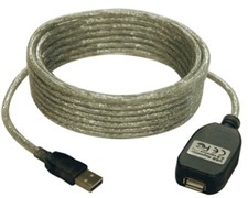 Tripplite U026016 16ft USB 2.0 Ext Cable USB-A M-F Black picture