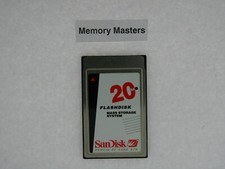 SDP3B 20MB Approved SanDisk PCMCIA ATA Flash Card USED picture