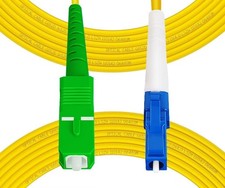 5 PCS OS2 LC to SC Fiber Optic Cable Singlemode 2m 7ft Patch Cord LSZH picture
