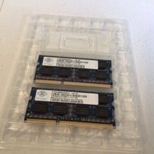 2 STICKS NANYA 4 GB FOR A TOTAL OF 8 GB RAM.  RAM MM12C0313E X5 PC312800S picture