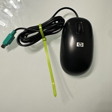 Genuine HP (M60PB) PS/2 Wired Black Computer Optical Mouse picture