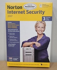 NORTON INTERNET SECURITY 2007 - NEW SEALED - V.RARE RETRO ANTIVIRUS SOFTWARE picture