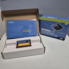 Linksys WUSB54G Wireless-G USB Network Adapter Open Box Sealed Components Old picture