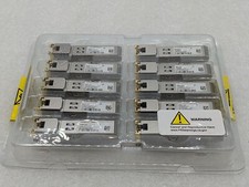 BOX OF 10 MSA Uncoded Compatible SFP Module - 1000BASE-TX - SFP  Copper RJ45 NEW picture