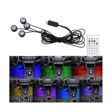 Car Interior LED Lights, 4 in 1 RGB Smart APP & Remote Control Vehicle Under picture