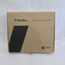 AT&T Netgate 8200 AT&T McAfee 8-Port Firewall Switch New Has Parts And Manual  picture