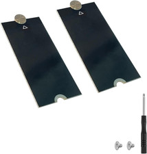 ORTR M.2 2230 to 2280 SSD Adapter Extension Bracket, Black, Pack of 2 picture