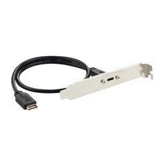 P&P USB 3.1 Type E PCI-E to Type C Female Gen 2 Extension Cable With Bracket A picture