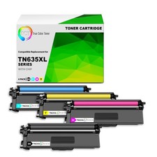 TCT Compatible BCMY Toner Cartridge Replacement for Brother TN635XL – 4-Pack picture