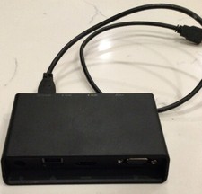 Used HP 3001pr USB 3.0 Port Replicator HDMI VGA USB3x2 ETHERNET F3S42AA picture