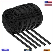 MECCANIXITY Wire Insulation Braid Fire Sleeve 16.4Ft-6mm ID 5Pcs picture