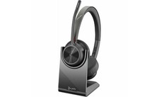 Poly Voyager 4320 UC Bluetooth Headset Teams BT700 + Charge Stand 77Z00AA New picture