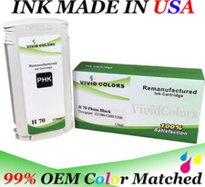 Photo Black Reman  for HP 70 Ink Cartridge C9449A  PHK   Printer Z3200 Z5200 picture