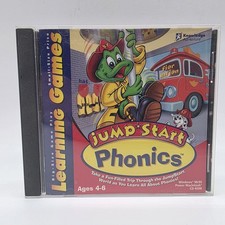 Jump Start Phonics CD-ROM Ages 4-6 PC/Mac 1999 Educational Games Homeschool Kids picture