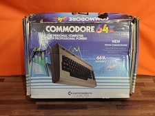 Commodore 64 System Console Computer  in Box w Warranty Card ~ Please Read picture