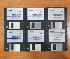 Vintage EPSON OEM Microsoft Windows 3.1 3.5