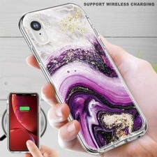 Compatible for iPhone XR Case, with 2 x Tempered Glass Screen Protector picture