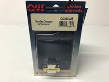 NEW OLD STOCK GENDER CHANGER CC363-MS HDDB15M/M QVS 1X picture