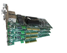 LOT OF 4 HP Gigabit Dual PORT GIGABIT ETHERNET PCIe HP NC360T HSTNS-BN16 picture