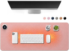 Heated Desk Pad 31.5 X 13 In, Heated Mouse Pad with 5 Heat Settings picture