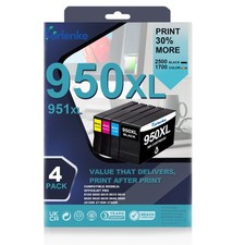 4PK 950XL 951XL Ink Cartridge For OfficeJetPro 8100 8600 8610 picture
