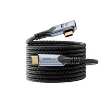 USB C to C Data Cable, 10ft, Right Angle, 80Gbps, 240W Fast Charging picture