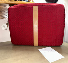 NWT Y2K COACH Voyager Signature Computer Sleeve case Red 70186 picture