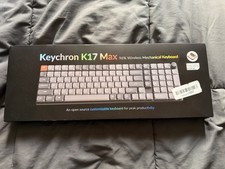 Keychron K17Max Qmk/via Wireless Mechanical Keyboard Rgb Brown Switch picture