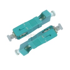 2pcs Fiber Optic SC LC Adapter SC Male to LC Female OM3 Hybrid Adapter Connector picture