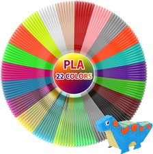 3D Pen Filament Refills, 22 Colors, 1.75Mm PLA, 220 Feet picture