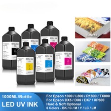 1000ML LED UV Ink For DX4 DX5 DX6 DX7 DX10 TX800 XP600 Printhead picture